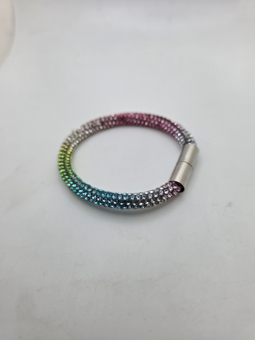 Rainbow Rhinestone Bracelet